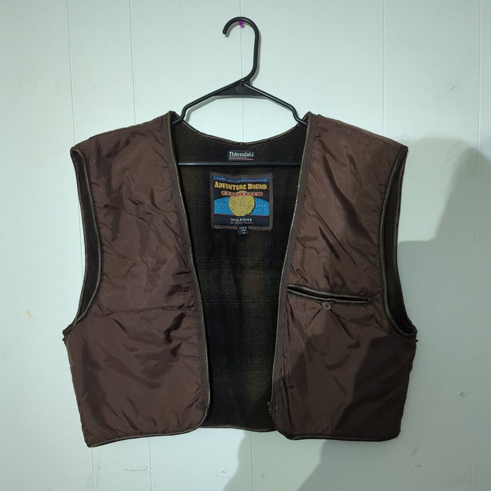 Adventure Bound Originals 3M Thinsulate Brown Vest - Size S #E